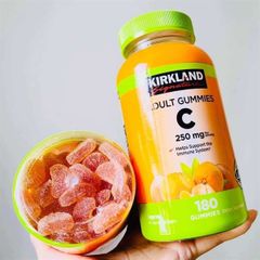 Kẹo dẻo bổ sung Vitamin C Kirkland Adult Gummies C 250mg của Mỹ