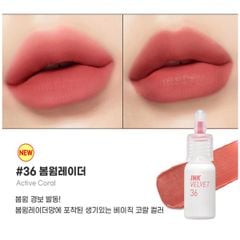 Son Kem Peripera Ink Velvet #36 active coral