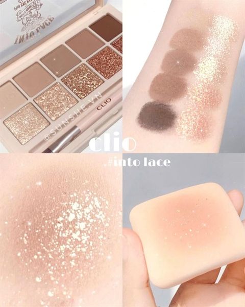 Phấn Mắt CLIO Pro Eye Palette 08 Into Lace 10 ô