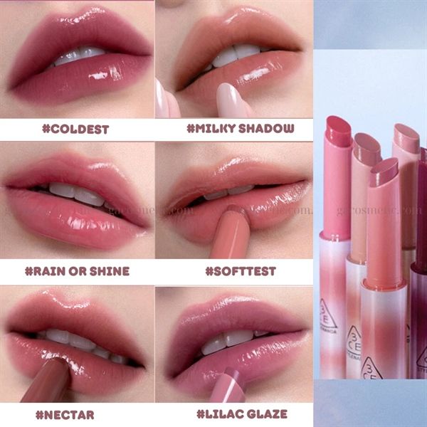 Son Dưỡng bóng 3CE Shine reflector #milky shadow