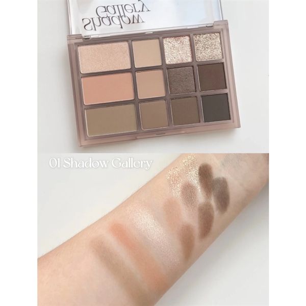 Bảng Màu Mắt Clio 12 Ô Shade & Shadow Palette #01-shadow of gallery