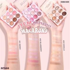 Phấn mắt 9 ô Sivanna Colors Macaron #03-vanilla