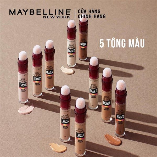 BÚT CUSHION CHE KHUYẾT ĐIỂM & QUẦNG THÂM INSTANT AGE REWIND maybeline