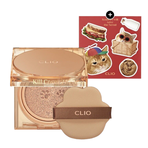 [tặng lõi] Phấn nước Clio Kill Cover The New Founwear cushion -bản mèo #3by