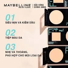 Phấn Nền Maybelline Mịn Nhẹ Kiềm Dầu Chống Nắng 6g