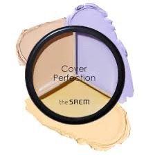 Bảng Triệt Sắc 3 ô The Saem Cover Perfection Triple Pot Concealer #04