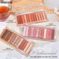 phấn mắt Sivanna Colors Tea Time Mood Eye Palette #01