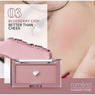Phấn má Romand better than cheek 4g #03 blueberry chip