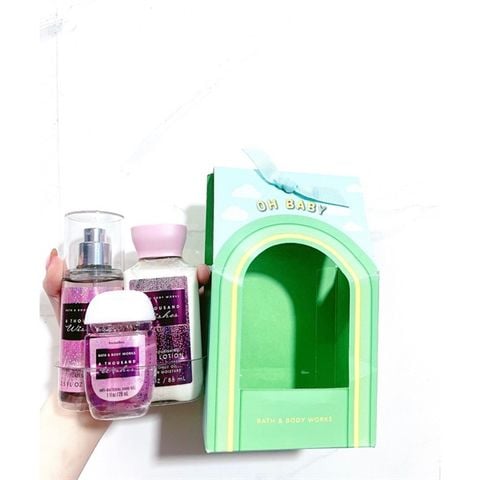 [Gift Set ] Set Quà Tặng Bath Body Works 3 Món oh baby