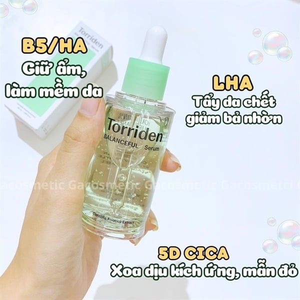Tinh Chất Cấp ẩm, Phục Hồi Da Torriden Balanceful Centella Asiatica Extract Serum 50ml