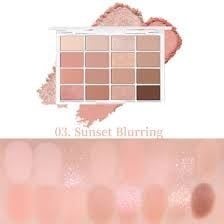 Bảng mắt wakemake soft blurring eye palette 16ô #03 sunset bluring