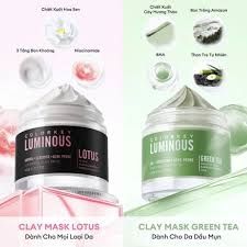 Mặt Nạ Bùn COLORKEY LUMINOUS Green Tea Purifying Da khô nhạy cảm