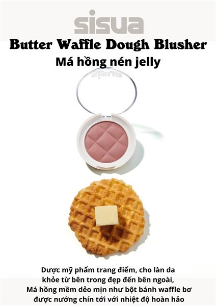 Má hồng kem Sisua Butter Waffle Dough Blusher