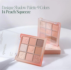 Bảng Phấn Mắt 9ô Dasique Shadow Palette #14-Peach Squeeze