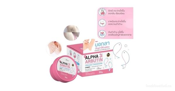 kem trắng nách Alpha Arbutin 3 plus Organic Underarm ban ngày