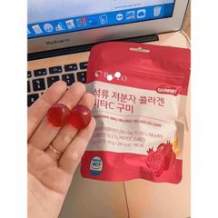 Kẹo Dẻo Collagen Gummy Vị Lựu Dưỡng Da Sáng Mịn – Boto (Gói 30 viên)