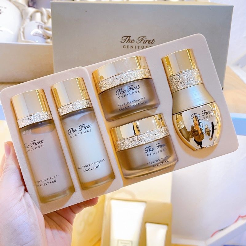 Bộ tái sinh trẻ hóa da, chống lão hóa Ohui the first mini combo 5 sản phẩm