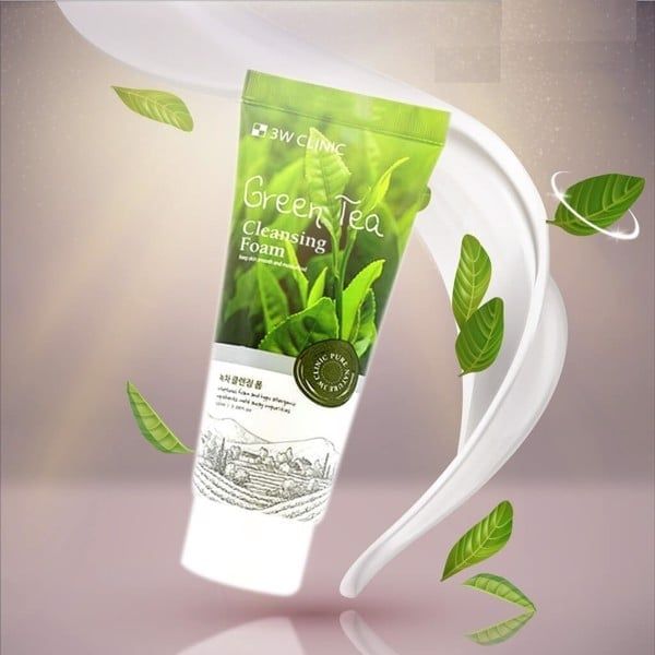 Sữa Rửa Mặt 3W Clinic Trà Xanh
