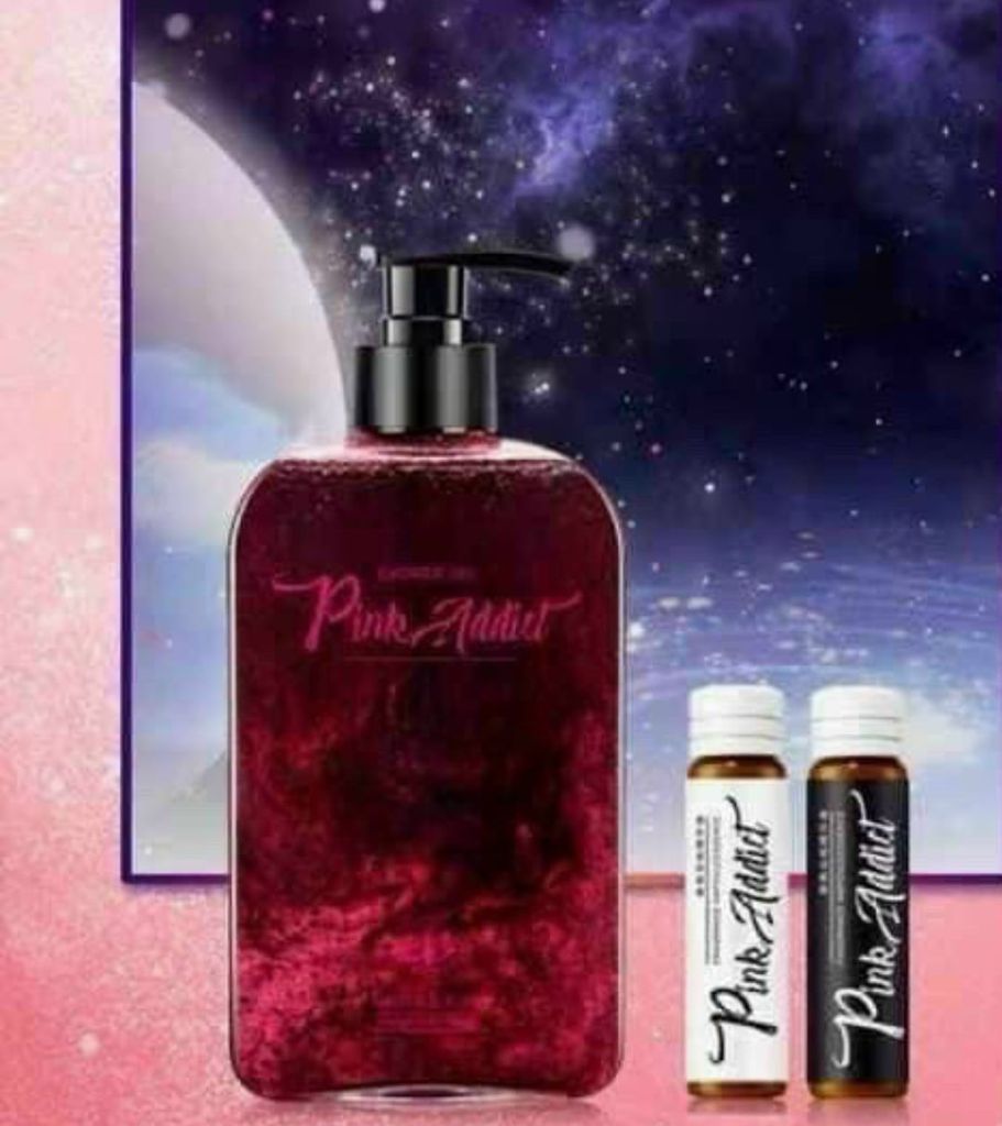 Sữa Tắm Nước Hoa, Tinh Chất Dưỡng Da Tự Pha Pink Addiet 420ml