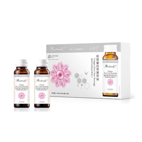 collagen yến trắng Collagen Yến Rose Beauty Chính Hãng Trắng Da 8 lọ