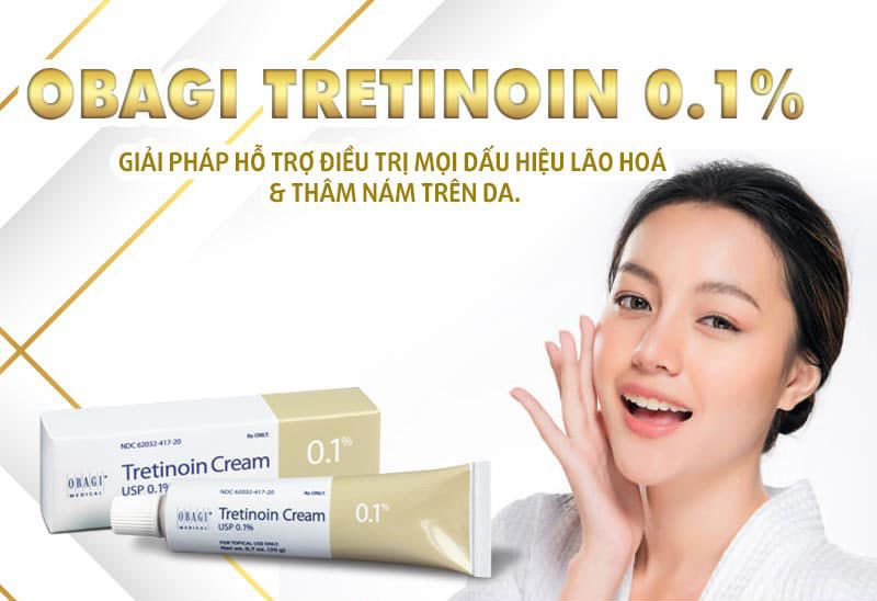 Kem Hỗ Trợ Giảm Thâm Nám Obagi Tretinoin Cream 0.1% 20g
