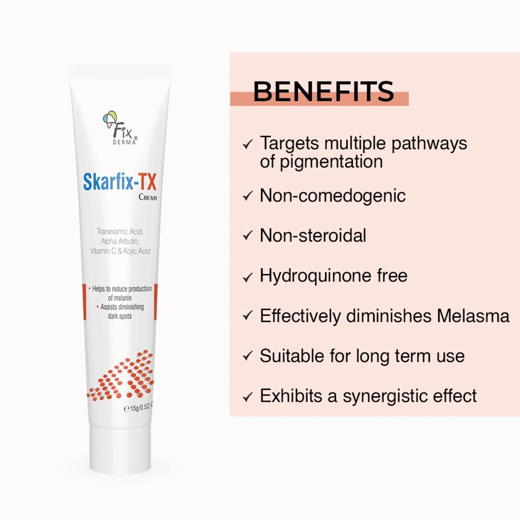 kem dưỡng FIXDERMA SKARFIX TX cream giúp giảm thâm nám , tàn nhang , sáng da 15g