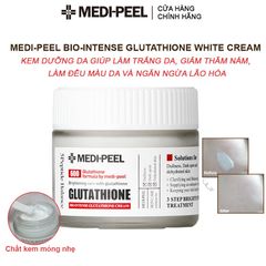 kem dưỡng MEDIPEEL gluthation giúp dưỡng ẩm , sáng da , mờ thâm mỗi ngày 50g