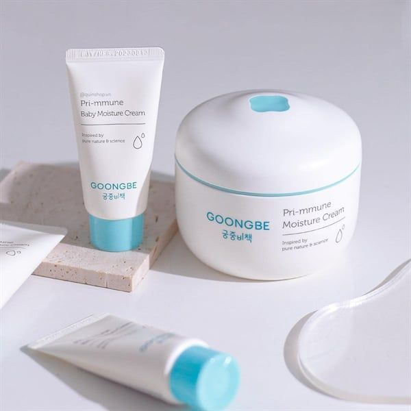 Kem Dưỡng Ẩm dịu da, Lành Tính Goongbe pri-mmune baby moisture lotion cho trẻ và người lớn 30ml