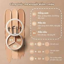 Bảng Che Khuyết Điểm Tfit Cover Up Pro Concealer 15g