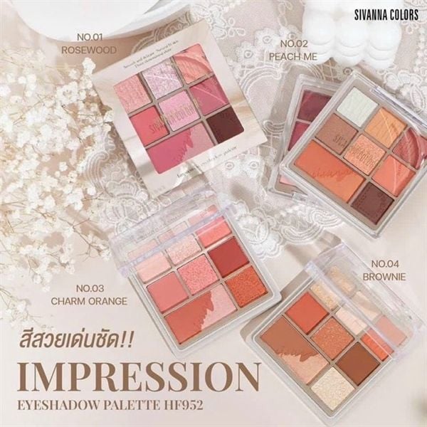 Phấn mắt 8 Ô Sivanna Colors Impression Eyeshadow Palette #02