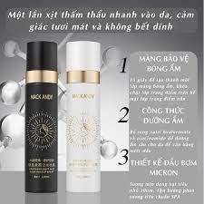 Xịt Khóa make up MACK ANDY Light and Soft Setting Spray 120ml-matte