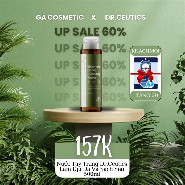 Nước Tẩy Trang Dr.Ceutics Làm Dịu Da Và Sạch Sâu 500ml
