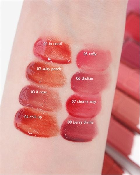 Son tint bóng Romand dewy ful #07-cherry way