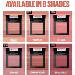 Má Hồng Dạng Nén Mịn Lì Maybelline Fit Me Mono Blush #10 Brave