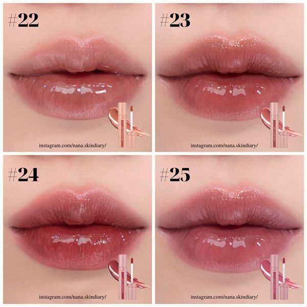Son tint bóng Romand Juicy Lasting #22 pomelo skin