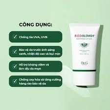 Kem chống nắng cho da mụn Dr.G RED Blemish Soothing Up Sun SPF50+ PA++++