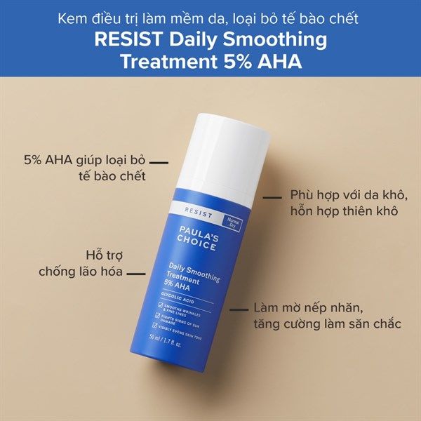 Paula's Choice Resist Daily Smoothing Treatment With 5% AHA 50 ml