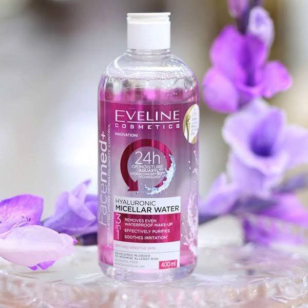Nước Tẩy Trang Eveline Facemed + Hyalluronic Micellar Water 400ml