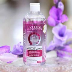 Nước Tẩy Trang Eveline Facemed + Hyalluronic Micellar Water 400ml