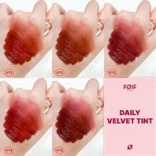 Son Kem Lì Thuần Chay Foif By Merzy Daily Velvet Tint #VT2 cam cháy