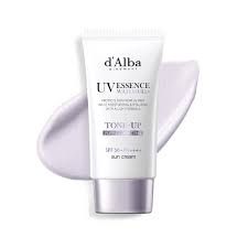 Kem chống nắng nâng tone D’alba UV essence waterfull+ tone-up purple