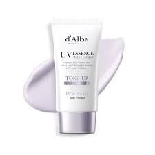 Kem chống nắng nâng tone D’alba UV essence waterfull+ tone-up purple