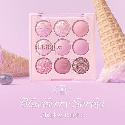 Phấn Mắt Dasique Shadow Ice Cream Palette 9 Colors blueberry
