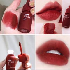 Son kem lì Peripera Ink Velvet 01 Good Brick4g - Màu Đỏ Đất