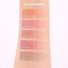 Chì kẻ viền môi nhung lì Romand lip matte pencil #01