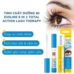 Dưỡng dài mi Eveline 8B1 Total Action 10ml