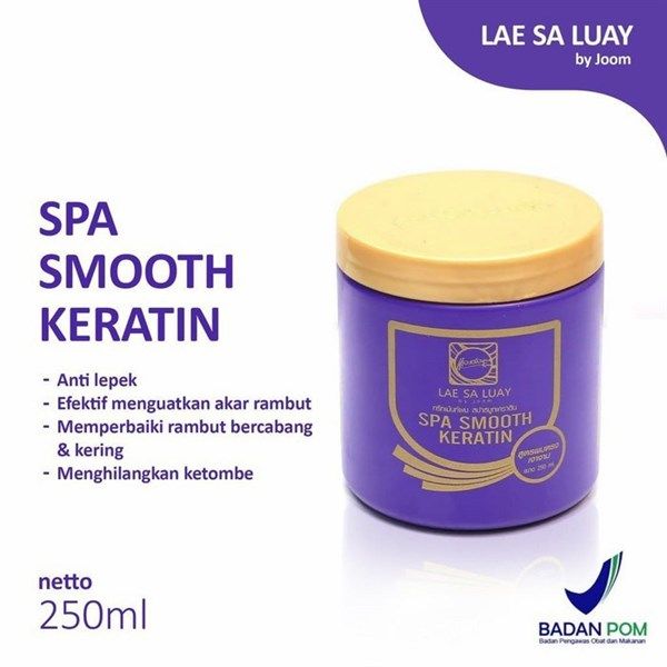 Kem ủ tóc Lae Sa Luay SPA Smooth Keratin 250ml Thái Lan