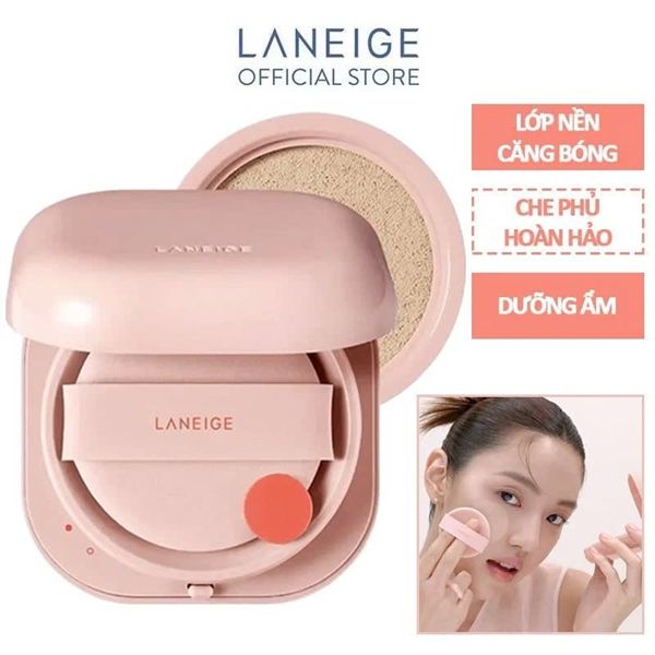 [Kèm Lõi] Phấn Nước Dưỡng Ẩm Cho Lớp Nền Căng Bóng Laneige Neo Cushion Glow SPF 46 PA++ #23N1