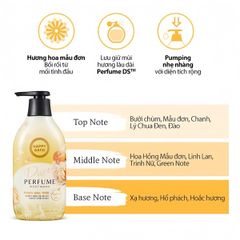 Sữa tắm hương hoa thiên nhiên Happy bath body wash 900g