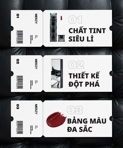 Son Kem Lì Merzy Puffer Velvet Tint #08-hồng khô